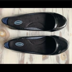 Dr. Scholl’s Black patent leather flats size 7